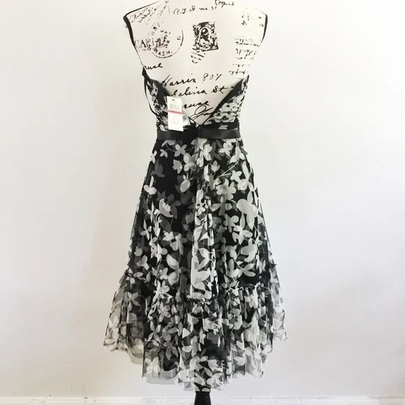 NWT BCBG Strapless Tulle Dress size XS